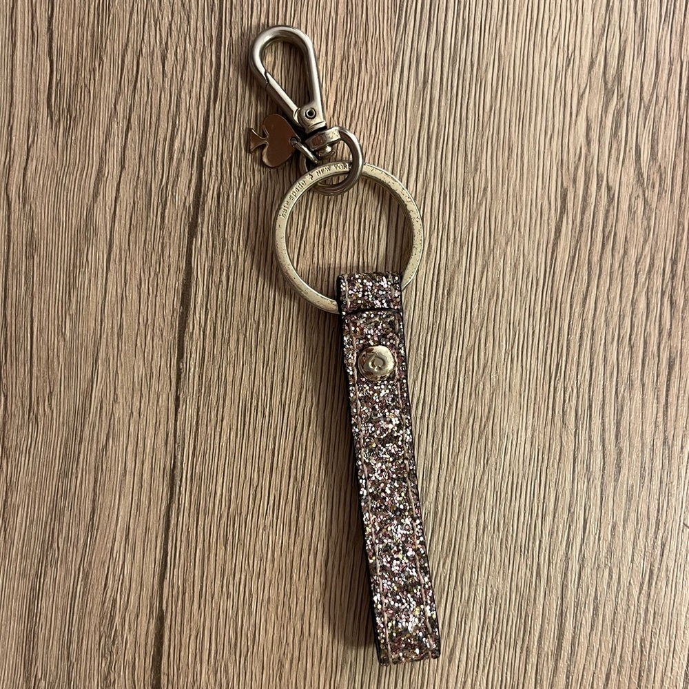 Kate spade “all that glitters” key chain